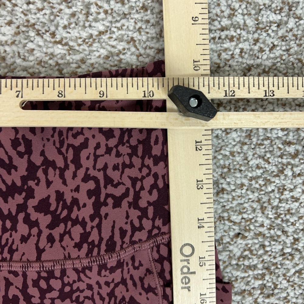 Athleta Pants Womens XS Red Salutation Stash Pocket II High Rise Leggings Gym - Picture 4 of 11